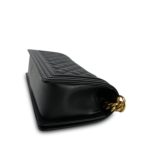 Black Caviar Quilted Boy Bag Old Medium Aged Gold Hardware - Image 8