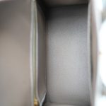Birkin 25 Bi-Color Horseshoe (HSS) Craie/Etoupe Epsom Gold Plated Z Stamp - Image 13
