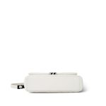 White Caviar Quilted My Everything Flap Black Hardware - Image 12