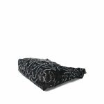 24A Black Denim Chanel Tufted 22 Hobo Bag Small - Image 6
