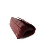21A Burgundy Caviar Quilted Coco Handle Small LGHW - Image 11
