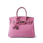 Birkin 30 Unopink Epsom Palladium Plated [N] Stamp