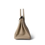 Birkin 25 Trench Togo / Rose Texas Palladium Plated U Stamp - Image 5