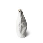 White Calfskin Quilted 22 Hobo Bag Medium Antique Gold Hardware - Image 4