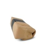 Beige/Black Bi-Color Lambskin Quilted Mini Rectangular Flap Light Gold Hardware - Image 6