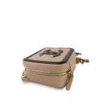 Beige/Black CC Filigree Vanity Case Mini Aged Gold Hardware - Image 7