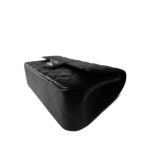 Black Caviar Quilted Jumbo Classic Flap Silver Hardware - Image 6