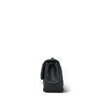 Charcoal Caviar Quilted Mini Square Flap Silver Hardware - Image 2