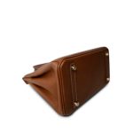 Birkin 25 Fauve Barenia Gold Plated Z Stamp - Image 7