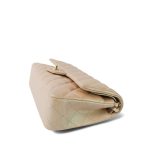 21S Pearly Beige Lambskin Quilted Classic Flap Medium Light Gold Hardware - Image 10