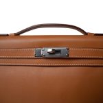 Kelly Cut Longue Clutch Swift Gold Palladium Plated [L] Stamp - Image 9