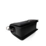 Black Boy Bag Small Caviar Quilted Ruthenium Hardware - Image 6