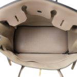 Birkin 30 Gris T Togo Gold Plated P Square Stamp - Image 15