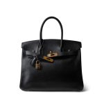 Birkin 30 Black Ardennes Gold Plated [D] Stamp - Image 4
