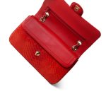 Red Python Medium Classic Double Flap LGHW - Image 13