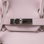 Birkin 30 Rose Dragee Swift Gold Plated K Square Stamp - Image 21