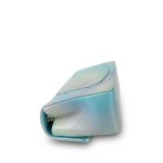 24P Multi Color Pearly Lambskin Quilted Mini Rectangular Flap Light Gold Hardware - Image 7