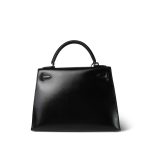 Kelly Sellier 28 Black Box Calfskin Gold Plated (U) Stamp - Image 23