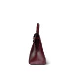 Kelly 28 Rouge H Box Calfskin Gold Plated O Circle Stamp - Image 12