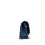 16B Navy Caviar Quilted Classic Flap Medium Ruthenium Hardware - Image 8
