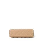 Light Beige Shiny Aged Calfskin Quilted Nano Kelly Shopper Gold Hardware Aged - Image 7