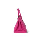 Birkin 30 (Candy Model) Rose Tyrien / Rubis Veau Epsom Leather Palladium Plated P Square Stamp - Image 8