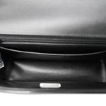 Black Patent Camellia Single Flap Bag Black Hardware - Image 14