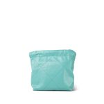 24C Turquoise Calfskin Quilted Mini 22 Bag Aged Gold Hardware - Image 4