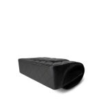 Black Lambskin Quilted Classic Flap Medium Silver Hardware - Image 10