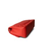 19C Red Caviar Quilted Classic Flap Jumbo LGHW - Image 9