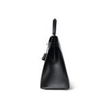 Vintage Kelly 28 Black Box Calfskin Gold Plated - Image 17