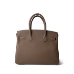 Birkin 30 Etoupe Veau Togo Gold Plated B Stamp - Image 3