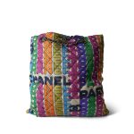 21K Multicolor Rainbow Logo Shopping Tote Large LGHW