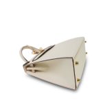 Kelly 25 Sellier Bi-Color Horseshoe (HSS) Craie/Rose Jaipur Epsom Gold Plated A Stamp - Image 16
