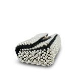 19S Pearl On Flap Mini Rectangular Flap Bag Light Gold Hardware - Image 6