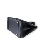 Birkin 30 Navy Box Gold Plated [C] Stamp - Image 11