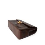 Brown Mademoiselle Lambskin Vertical Flap Jumbo Gold Hardware - Image 7