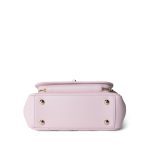 22P Light Pink Caviar Quilted Business Affinity Small Flap Light Gold Hardware - Image 2