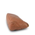 22S Caramel Lambskin Quilted Large 19 Flap MHW - Image 8