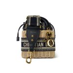 Mini Lady Dior Wicker and Oblique Canvas - Image 7