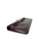Kelly Cut Clutch Plum Box Gold Plated L Square Stamp - Image 15