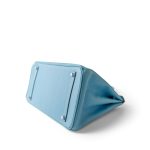 Birkin 35 Bleu Celeste Epsom Palladium Plated D Square Stamp - Image 8