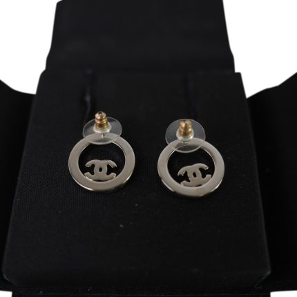 Chanel Crystal & Silver Earrings