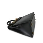 Kelly 28 Sellier Black Box Calfskin Gold Plated U Circle Stamp - Image 16