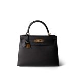Kelly Sellier 28 Black Epsom Gold Plated Y Stamp - Image 2