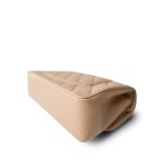 Beige Clair Caviar Quilted Classic Flap Small Silver Hardware - Image 8