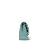 20C Tiffany Blue Caviar Quilted Classic Flap Medium LGHW - Image 6