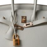 Birkin 25 Beton Togo Rose Gold Plated D Stamp - Image 7