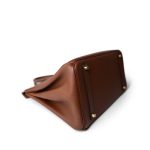 Birkin 35 Brown Ardennes Leather Gold Plated [A] Stamp - Image 9