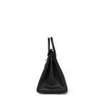 Birkin 25 Black Epsom Palladium Plated M Square Stamp - Image 11